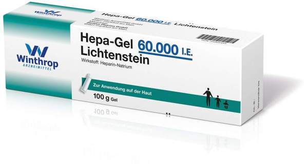 Hepa Gel 30.000 I.E. Lichtenstein 100 G Gel
