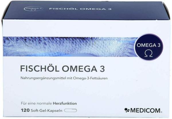 Fischöl Omega 3 120 Weichkapseln