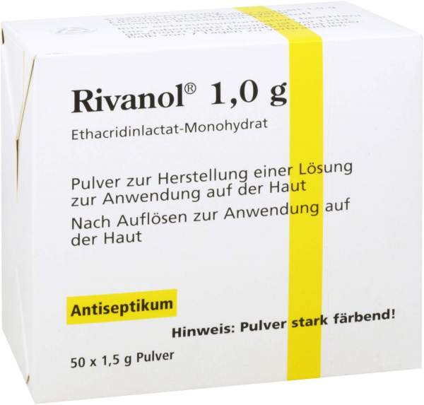 Rivanol 1,0 G Pulver 50 Stück