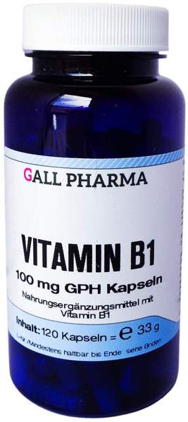 Vitamin B1 100 mg Gph Kapseln