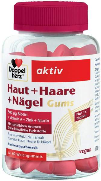 Doppelherz Haut+haare+nägel Gums 60 Weichgummis