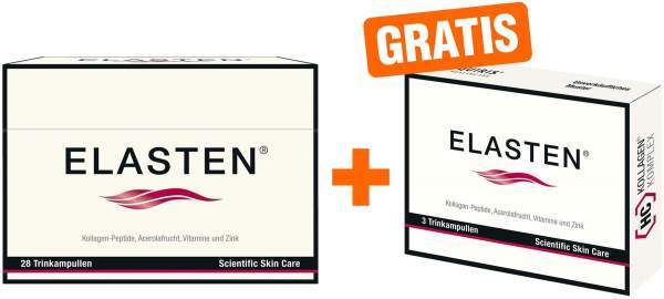 Elasten Trinkampullen 28 Stück + gratis Elasten Trinkampullen 3 Stück