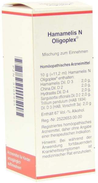 Hamamelis N Oligoplex Liquidum