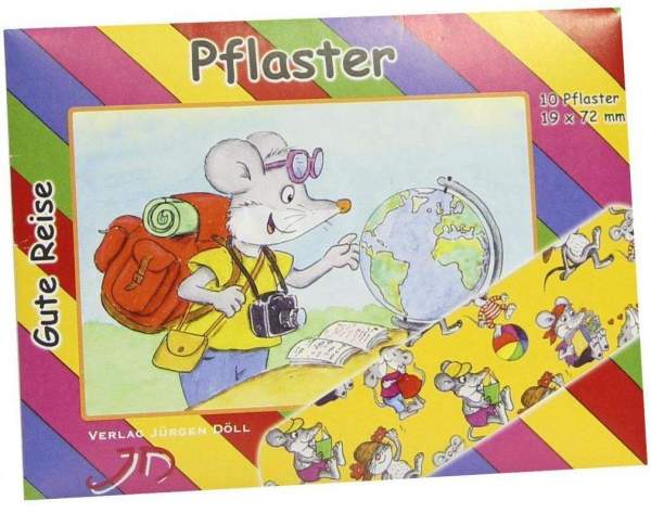 Kinderpflaster Gute Reise Briefchen