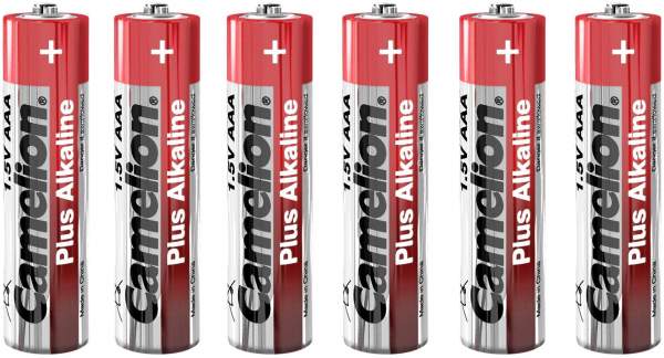 CAMELION Plus Alkaline Batterie AAA Micro 6 Stück