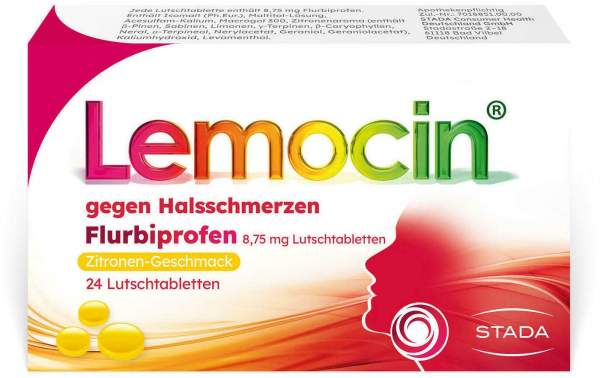 Lemocin gegen Halsschmerzen Flurbiprofen 8,75 mg Lutschtabletten