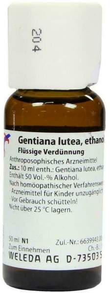 Weleda Gentiana Lutea D1 50 ml Dilution