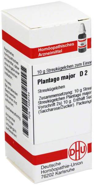 Dhu Plantago Major D2 Globuli