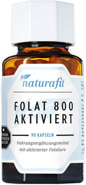 Naturafit Folat 800 Aktiviert 90 Kapseln