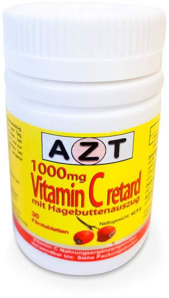 Vitamin C 1000 mg Retard Mit Hagebuttenauszug