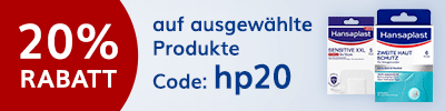 Hansaplast 20% Promo 