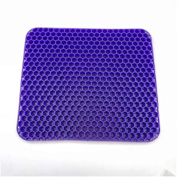 Komfort Gel-Sitzkissen Violett inkl. Bezug