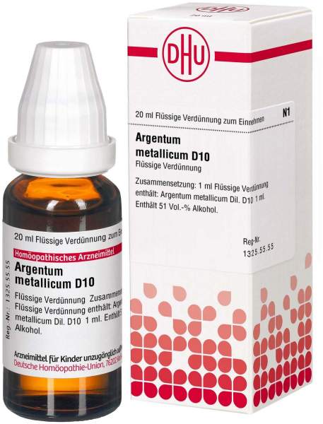 Argentum Metallicum D 10 Dilution