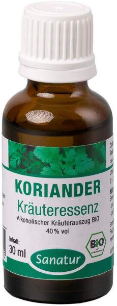 Koriander Kräuter Essenz Tropfen