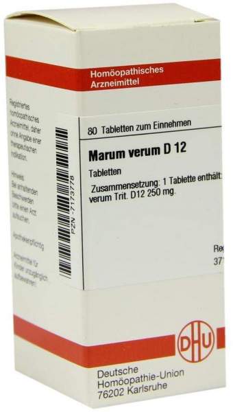 Marum Verum D12 80 Tabletten