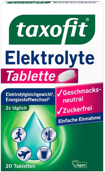 Taxofit Elektrolyte 20 Tabletten