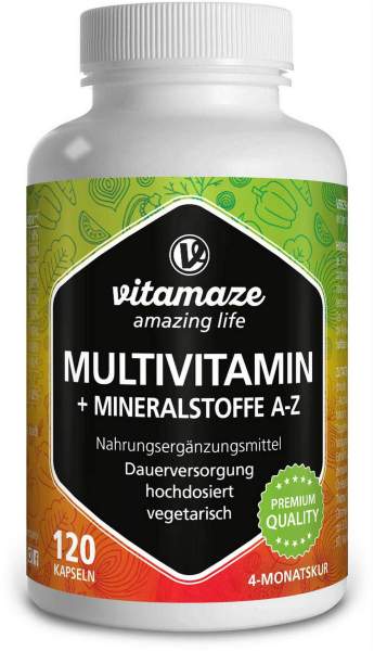 Multivitamin Kapseln Hochdosiert 120 Stück