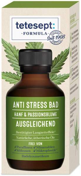 Tetesept Formula Anti-Stress Bad Hanf&amp;Passionsblume 100ml