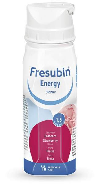 Fresubin Energy Drink Erdbeere Trinkflasche 4 X 200 ml