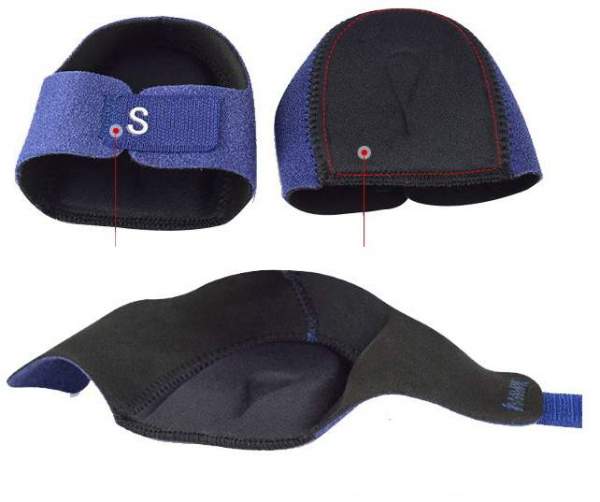 Silikon Fersenmanschette, Größe 41-45, 1 Paar