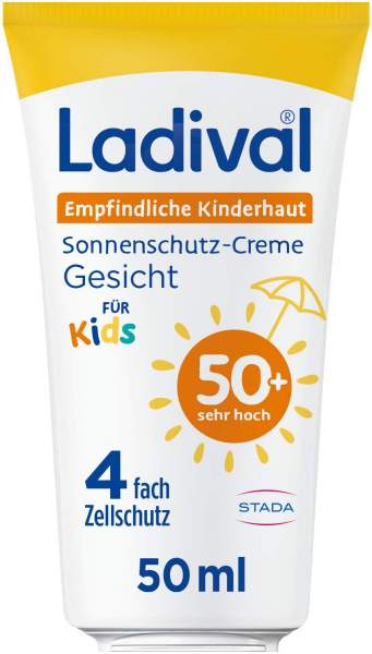 Ladival Empfindliche Kinderhaut Creme Gesicht&amp;Körper Lsf 50+ 50 ml