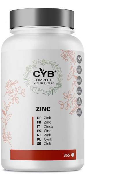 CYB Zink 25 mg hochdosiert vegan 365 Tabletten