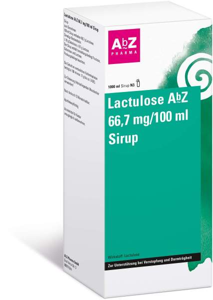 Lactulose Abz 66,7 G Pro 100 ml 1 L Sirup