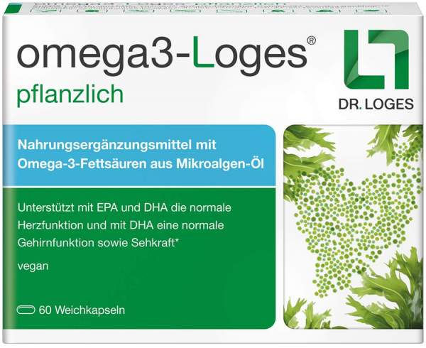Omega3-Loges Pflanzlich 60 Kapseln
