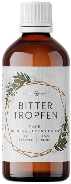 Bittertropfen 15 Kräuter Bitterstoffe Nordic Pure 100 ml