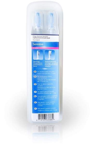 Philips Sonicare Sensitive Bürstenk 4 Zahnbürsten