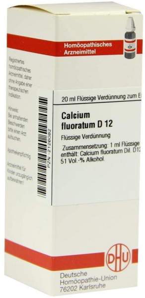 Calcium Fluoratum D12 20 ml Dilution