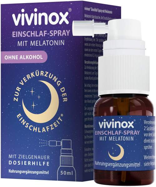 Vivinox Einschlaf-Spray mit Melatonin 50 ml