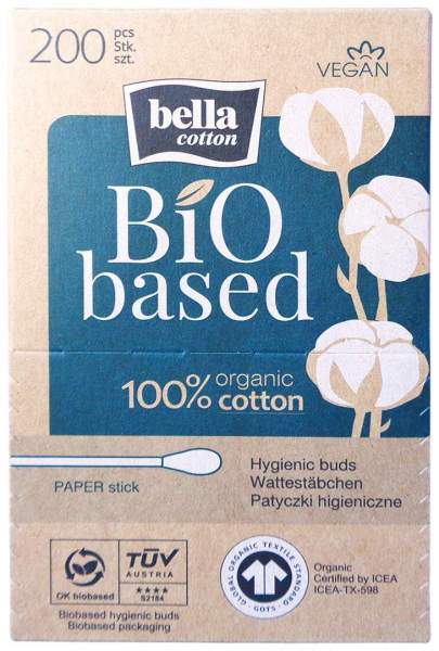 Bella Wattestäbchen Cotton Bio Based