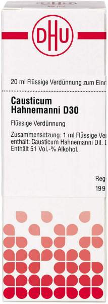 Causticum Hahnemanni D 30 Dilution 20 ml