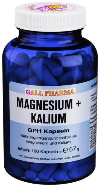 Magnesium + Kalium Gph 120 Kapseln