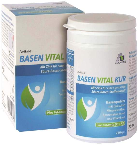 Basen Vital Kur Plus Vitamin D3 + K2 250 G Pulver