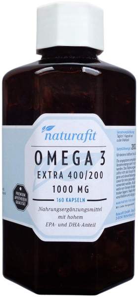 Naturafit Omega - 3 Extra 400 200 Kapseln 160 Kps