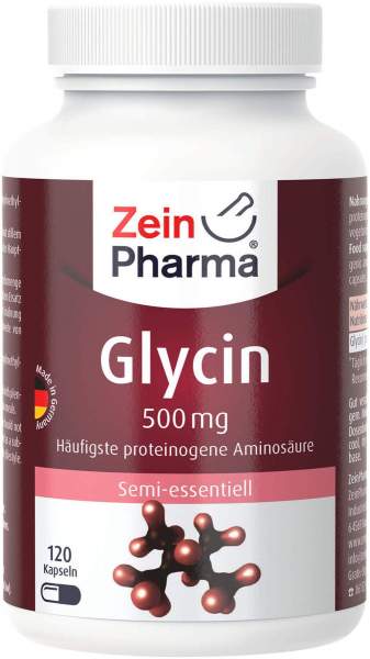 Glycin 500 mg in Veg.Hpmc Kapseln 120 Kapseln