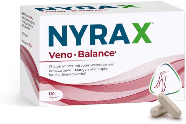 Nyrax Veno Balance Phytokomplex Bindegewebe 120 Kapseln