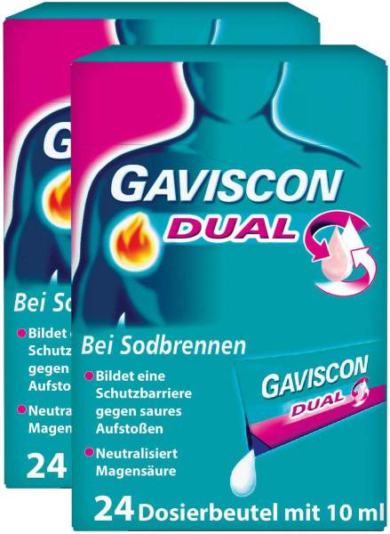 Sparset Gaviscon Dual 48 x 10 ml Suspension