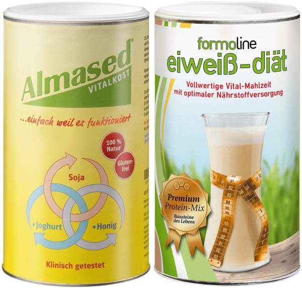 Almased + Formoline Eiweiß Diät 2er Set 980 g