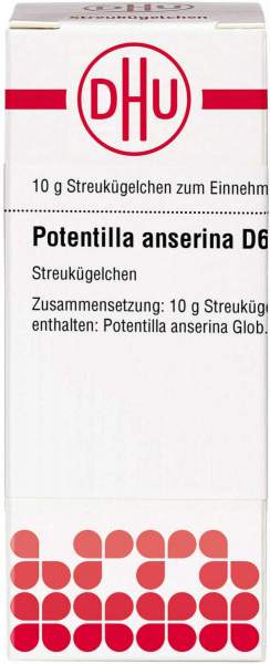 Dhu Potentilla Anserina D6 Globuli 10 G