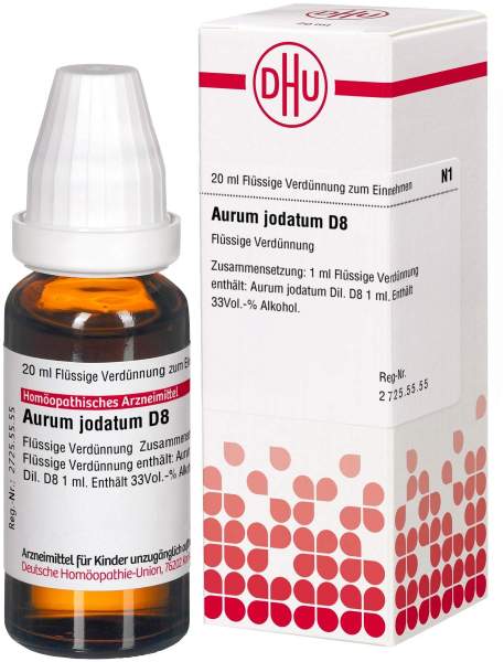 Aurum Jodatum D8 20 ml Dilution