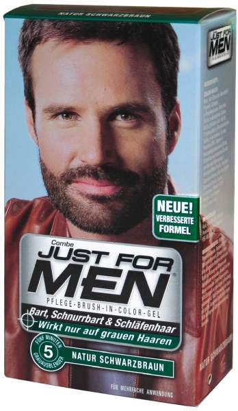 Just For Men Brush in Color Gel Schwarzbraun 28,4 ml Gel