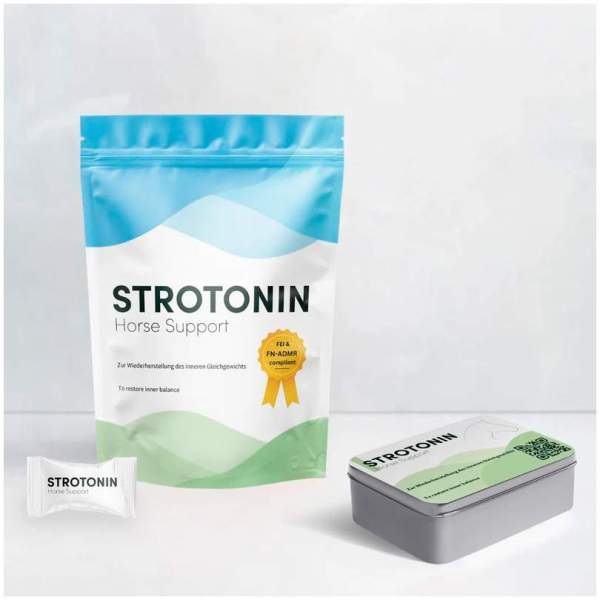 Strotonin Nerve Support Einzelfuttermittel für Pferde 80 x 1 g Pulver