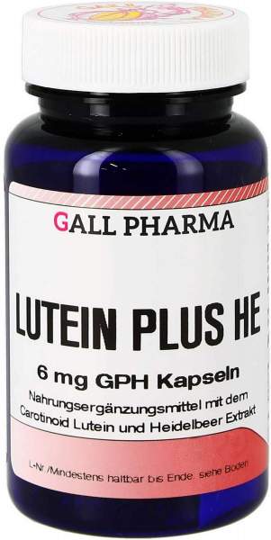 Lutein Plus He 6 mg Kapseln 90 Stück
