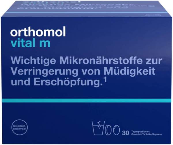 Orthomol Vital M Grapefruit Granulat und Kapseln 30 Beutel