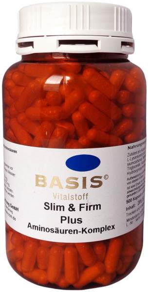 Slim und Firm Aminosäuren-Komplex Kapseln 500 Stück