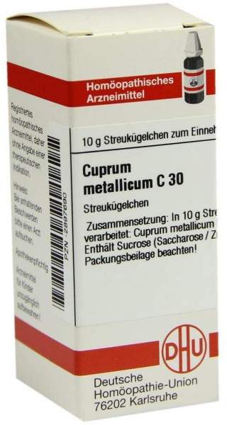 DHU Cuprum metallicum C30 Globuli