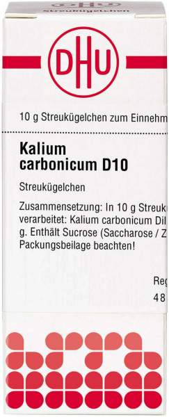 Dhu Kalium Carbonicum D10 Globuli 10 G